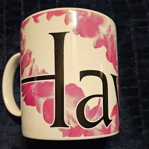 Starbucks Hawaii Purple Plumeria Lei City Mug